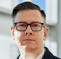 Alexander Hughes, lederen for kryptohandelsselskapet, i et CEO-portrett